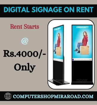 Digital Standee On Rent Starts At 4000/- Only In Mumbai ,Mira-Bhayandar,Electronics & Home Appliances,Computer & Laptops,77traders